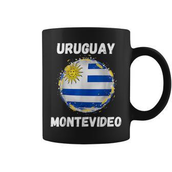 Montevideo Uruguayintage Uruguay Flag Souvenirs Taza de café - Regaloses