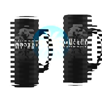 Montserrat Vintage Palm Tree Beach Coffee Mug - Thegiftio