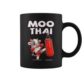 Moo Thai Muay Thai Cow Thai Boxing For Children Muay Thai Tassen - Geschenkecke