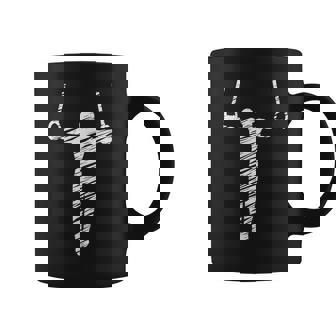 Motif Gymnastics Gymnast Gymnastics Fan Vintage Graphic Print Coffee Mug - Monsterry