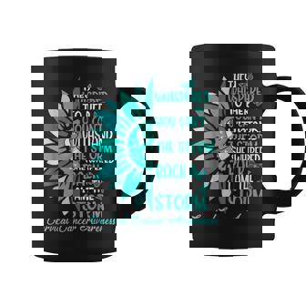 Motivation Support Squad Women Cervical Cancer Awareness Tee Graphic Print Coffee Mug - Monsterry