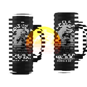 Motor Boat Captain Reporting For Duty Coffee Mug - Thegiftio UK