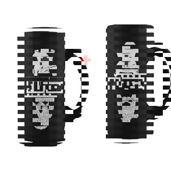 Murse Nursing Joke For New Male Nurse With Beard Graphic Print Coffee Mug - Monsterry