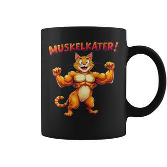 Muscle Soreness Cat Fitness With Cat Motif Tassen - Geschenkecke