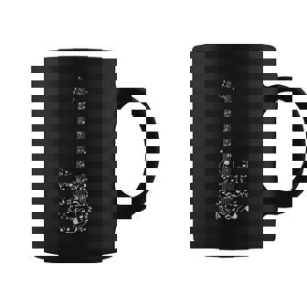 Music Notes Guitare Électrique Pour Musicien Tasse - Cadeauxyz