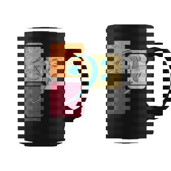 Musicien Notes De Musique Clé De Fa Retro Musique Tasse - Cadeauxyz