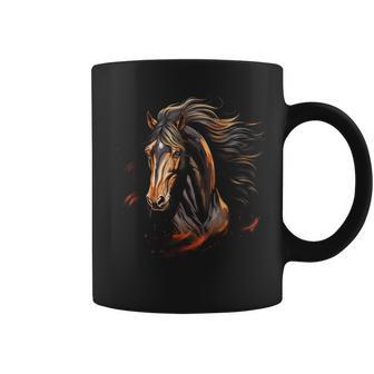 Mustang Horse Wilderness Colourful Horse Lovers Animal World Riding Tassen - Geschenkecke