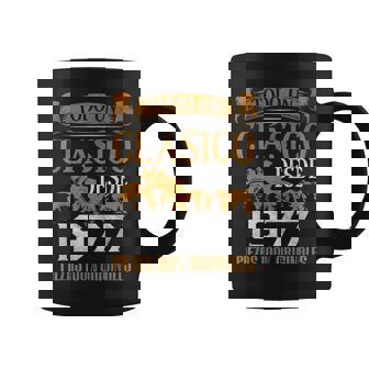 Nacido En 1977 48 Años Cumpleaños Moto Biker Hombre Motero Taza de café - Regaloses