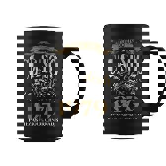 Nacido En 1979 45 Años Cumpleaños Moto Biker Hombre Motero Taza de café - Regaloses