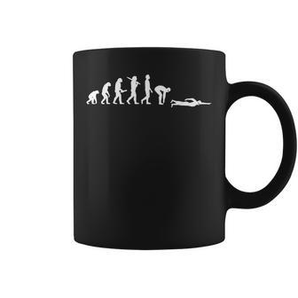 Nadar Evolución Regalo Para Nadadores Taza de café - Regaloses