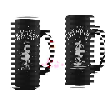 Nama-Sleigh Namasleigh Santa Yoga Christmas Lotus Pose Graphic Print Coffee Mug - Monsterry