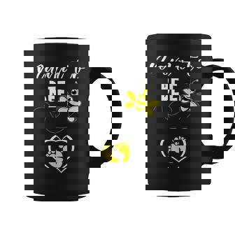 Nana To Be Cute Bee Pregnancy Announcement Graphic Print Coffee Mug - Monsterry