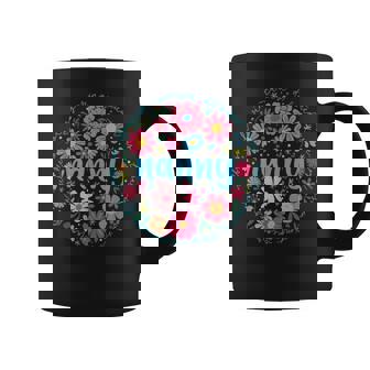 Nanny For Grandma Wildflower Floral Women Coffee Mug - Seseable