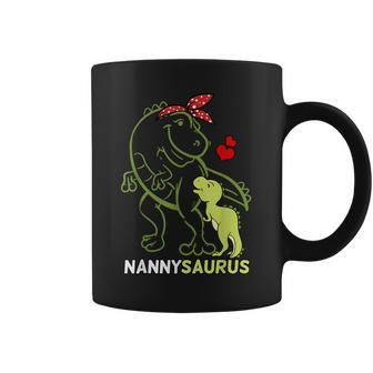 Nannysaurus Nanny Tyrannosaurus Dinosaur Baby Mother's Day Coffee Mug - Thegiftio UK