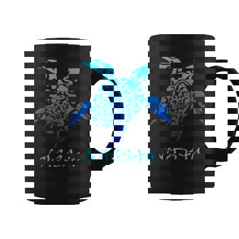 Nassau Bahamas Vintage Retro Tribal Sea Turtle Vacation Coffee Mug - Thegiftio