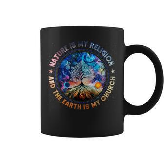 Nature Is My Religion The Earth Is My Church Mandala Tree Tassen - Geschenkecke