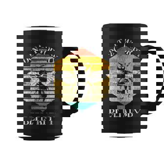 Neous Inquiétez Pas Bee Happy intage Style Retro Tasse - Cadeauxyz