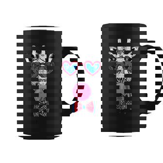 Nerdy Giraffe Nerd Giraffe Lover Zoo Animal Wildlife Graphic Print Coffee Mug - Monsterry