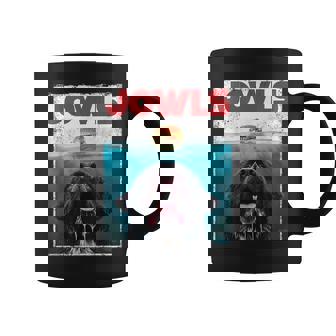 Newfie Jowls Drooling Newfoundland Dog Paws Mom Top Dad Graphic Print Coffee Mug - Monsterry