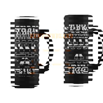 Newfie Owner STUBBORN NEWFOUNDLAND TRICKS Newfoundlands Graphic Print Coffee Mug - Monsterry