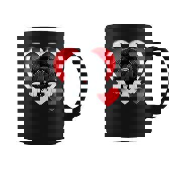 Newfoundland Dog Heart Cute Newfie Puppy Dog Lover Graphic Print Coffee Mug - Monsterry