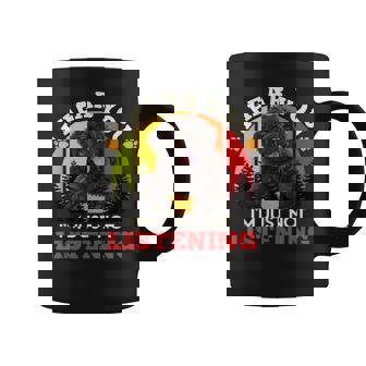 Newfoundland I HEAR YOU JUST NOT LISTENING Newfie Graphic Print Coffee Mug - Monsterry