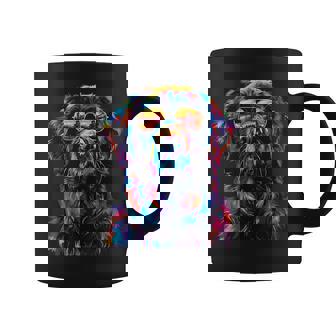 Newfoundland Lovers Pop Art Newfoundland Dog Graphic Print Coffee Mug - Monsterry