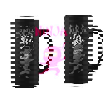 Ninja En Diseño De Traje Rosa Ninja Girl Taza de café - Regaloses