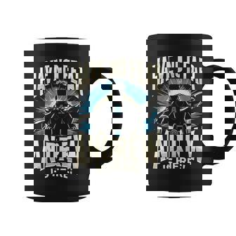 Have No Fear Andrew Is Here Name Andrew Coffee Mug - Monsterry