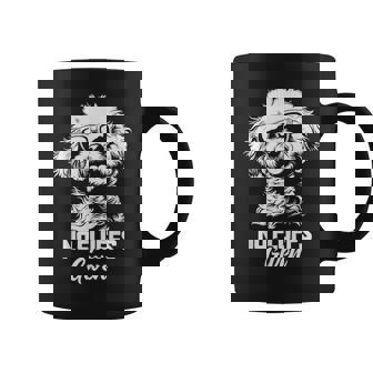 No Fluffs Given Bichon Frise Dog Dad Mom Graphic Print Coffee Mug - Monsterry