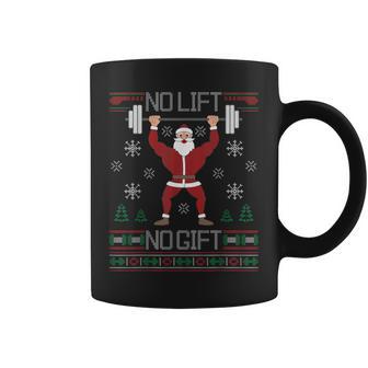 No Lift No Ugly Christmas Jumper Gym Santa Tassen - Geschenkecke