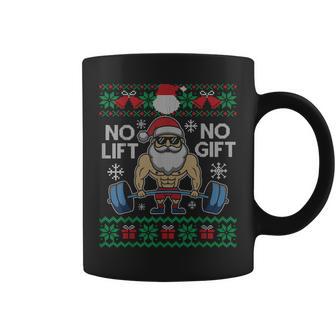 No Lift No Ugly Christmas Santa Gym Tassen - Geschenkecke