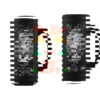 No Lift No Present Santa Claus Workout Fitness Graphic Print Coffee Mug - Monsterry