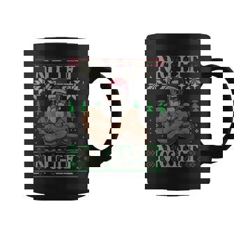 No Lift No Santa Claus Ugly Christmas Gym Workout X-Mas Graphic Print Coffee Mug - Monsterry