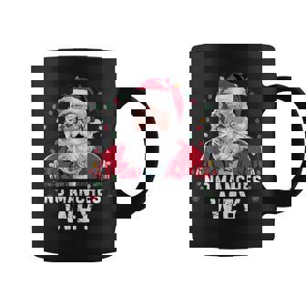 No Manches Wey Mexican Christmas Pajamas Hispanic Xmas Graphic Print Coffee Mug - Monsterry