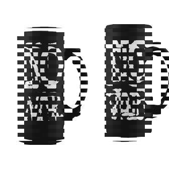 No War No A La Guerra No A La Paz Paloma Amor No War Taza de café - Regaloses