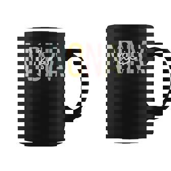 Nona Life Nona Grandma Nona Grandmother Small Black Coffee Mug | Seseable UK
