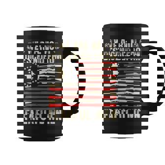 We Are Not Descended From Fearful Men Betsy Ross 13 Colonies Graphic Print Coffee Mug - Monsterry