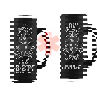 Do Not Pet Emotional Support Husband 2 Side Coffee Mug - Thegiftio