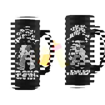 Nuestro Primer Día Del Padre Juntos Botella Cerveza Artesanal Taza de café - Regaloses