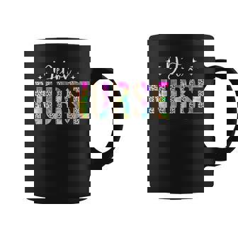 Nurse Leopard Tie Dye Detox Nurse Nursing For Nurse Graphic Print Coffee Mug - Monsterry
