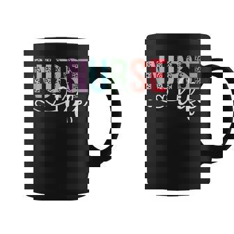 Nurse Life Rn Lpn Cna Leopard Nurse Week Healthcare Coffee Mug | Mazezy