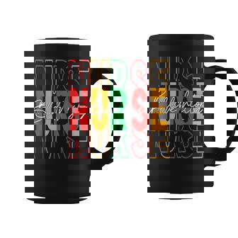 Nurse Retro Black History Month Registered Nurse Women Coffee Mug | Mazezy