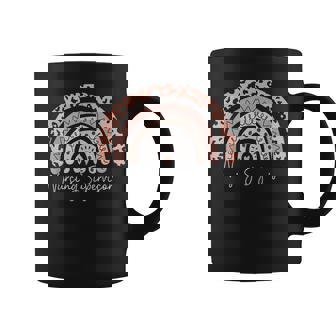 Nursing Supervisor Leopard Rainbow Appreciation Graphic Print Coffee Mug - Monsterry