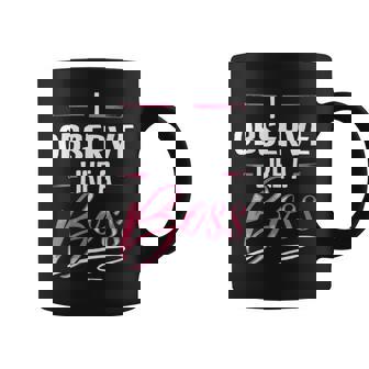 OBSERVE Like A Boss Tshirt Lady Boss Girl Power Graphic Print Coffee Mug - Monsterry