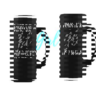I Observe Like A Girl Strong Woman T-Shirt Graphic Print Coffee Mug - Monsterry