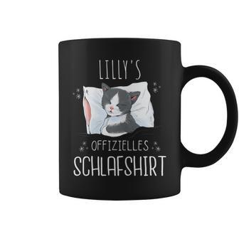 Official Cat Sleep Personalised Name Lilly Tassen - Geschenkecke