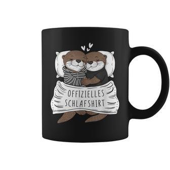 Official Sleep Cute Otter Couple Sleep Tassen - Geschenkecke