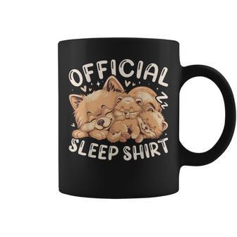 Official Sleep Pomeranian Dog With Puppy Tassen - Geschenkecke