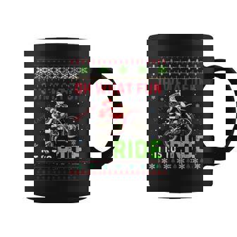 Oh What Fun It Is To Ride Motocross Christmas Dirt Bike Graphic Print Coffee Mug - Monsterry